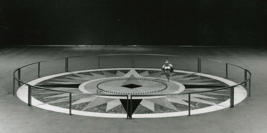 The Foucault pendulum at the Smithsonian National Museum of American History, Washington, D.C.